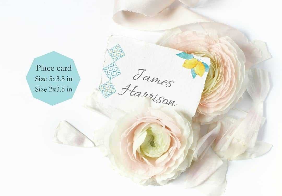 Custom Place Cards Templates 1 Free & Easy Printable Place Card Maker