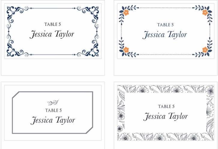 Place Card Me - A Free and Easy Printable Place Card Maker for