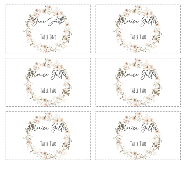 💒 Wedding Place Name & Placement Cards   | PlaceCard Us. 