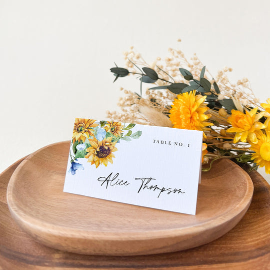 Terracotta Place Cards Template