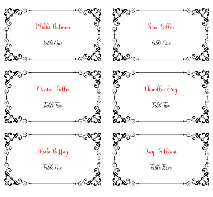 Place Cards