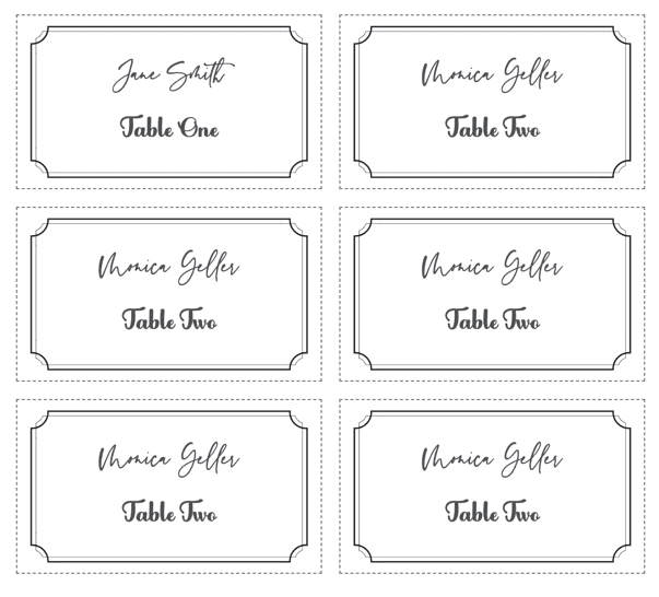 Place Cards