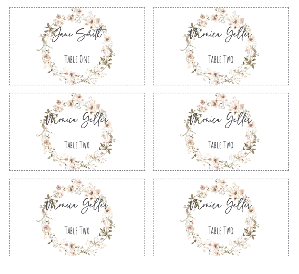 Place Cards